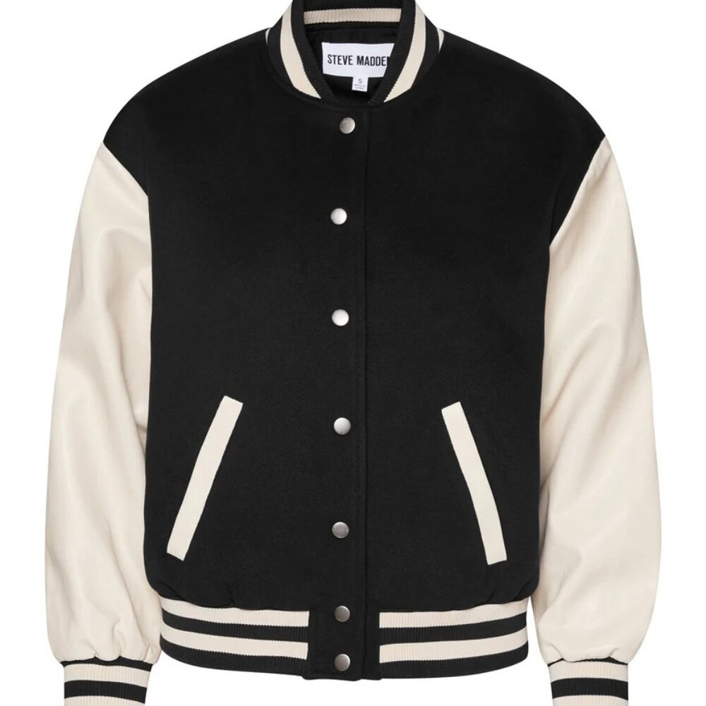 Steve Madden Collegiate Bomber Jacket XL